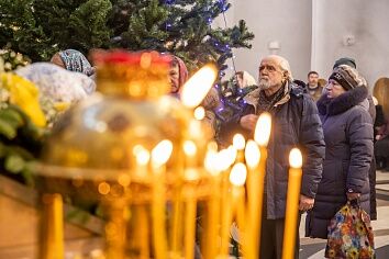 Крещенский сочельник в Троицком храме