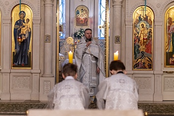 Божественная Литургия в воскресенье, на неделе тридцать третьей по Пятидесятнице, по Богоявлению