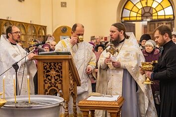 Крещенский сочельник в Троицком храме