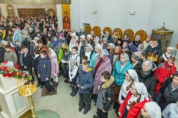 Престольный праздник храм - Введение во храм Пресвятой Богородицы