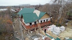 Продолжение кровельных работ