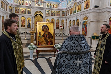 Иерусалимская икона Божией Матери на приходе Троицкого храма