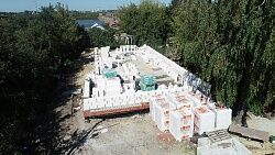 Кладка стен здания - 27 августа