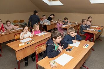 Занятие в Воскресной школе - Крестопоклонная неделя