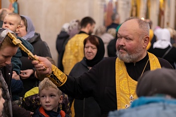 Божественная Литургия в воскресенье, на неделе двадцать второй по Пятидесятнице