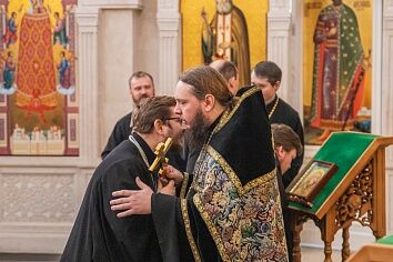 Чин прощения в Троицком храме