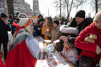 Масленичные гуляние на приходе Троицкого храма г. Коломны (Щурово)