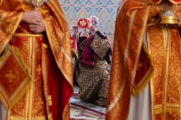 Пасхальная поздняя Литургия и праздничные гуляния на приходе