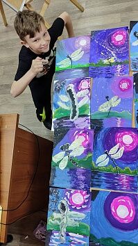 Занятие в творческой мастерской