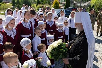 Престольный праздник Троицкого храма. Архиерейское богослужение