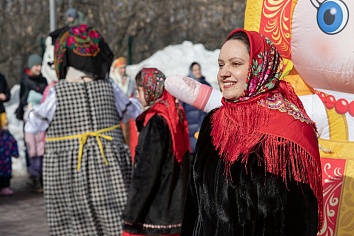 Масленичные гуляние на приходе Троицкого храма г. Коломны (Щурово)