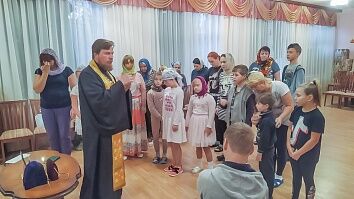 Причастие детей-инвалидов 