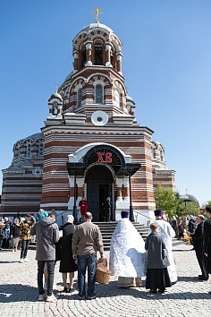 Великая Суббота. Освящение пасхальной снеди 