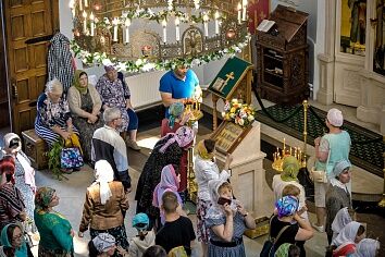 День Святой Троицы. Престольный праздник храма.