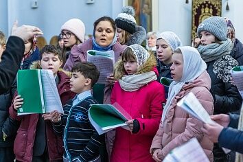 Миссионерская литургия прошла в Троицком храме