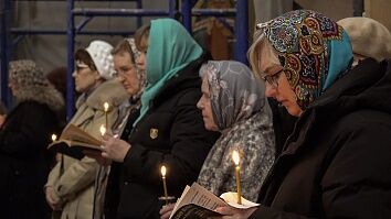 Чтение Великого канона прп. Андрея Критского и жития прп. Марии Египетской