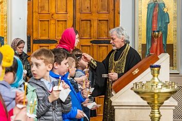 Таинство Соборования в Троицком храме