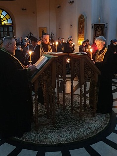 Чтение покаянного канона св. Андрея Критского