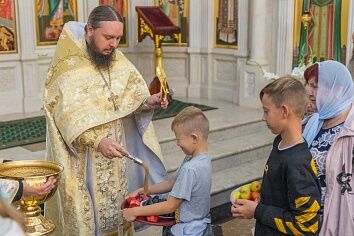 Праздник Преображения отметили на приходе Троицкого храма.