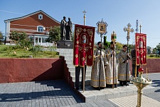 Перенесение мощей святых благоверных князей Петра и Февронии Муромских