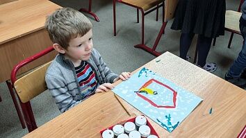 Занятие в Воскресной школе - продолжаем зимнее творчество. Знакомство с мытарем Закхеем