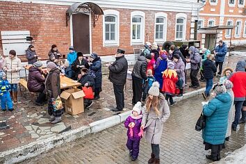 Праздник Масленицы на приходе Троицкого храма