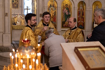 Божественная Литургия в воскресенье, на неделе двадцать второй по Пятидесятнице