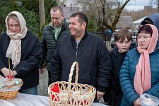 Освящение пасхальной снеди