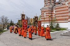 Праздник Пасхи на приходе Троицкого храма. Поздняя Литургия. 2021 год.