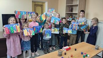 Занятие в Воскресной школе - жизнь святых благоверных князей Петра и Февронии