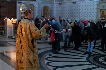 Божественная Литургия в воскресенье, на неделе двадцатой по Пятидесятнице