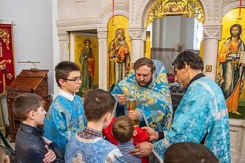 Праздник Благовещения на приходе Троицкого храма