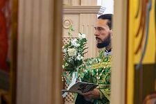 Престольный праздник Троицкого храма. Архиерейское богослужение