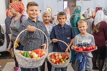Праздник Преображения отметили на приходе Троицкого храма.