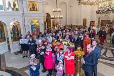 Праздник Пасхи на приходе Троицкого храма. Ночное богослужение. 2021 год.