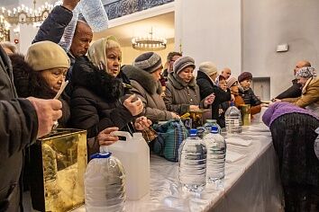 Крещенский сочельник в Троицком храме