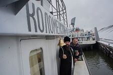 Освящение буксира "Коломенский-805