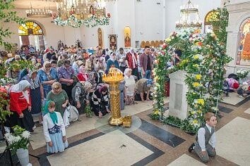 День Святой Троицы. Престольный праздник храма.