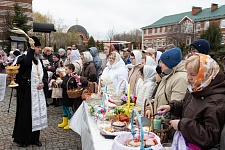 Освящение пасхальной снеди