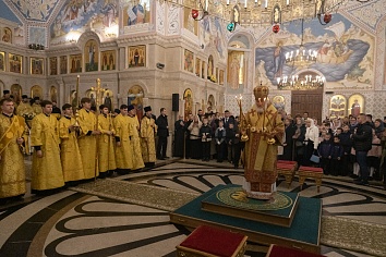 Святейший Патриарх Московский и всея Руси Кирилл совершил чин Великого освящения Троицкого храма г. Коломна (Щурово).