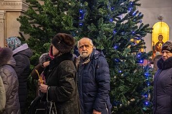 Крещенский сочельник в Троицком храме