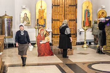 Генеральная уборка храма