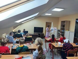 Занятие в Воскресной школе - жизнь святых благоверных князей Петра и Февронии