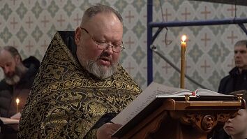 Чтение Великого канона прп. Андрея Критского и жития прп. Марии Египетской