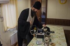 Освящение буксира "Коломенский-805