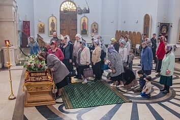 Великий Пяток. Вынос Плащаницы.