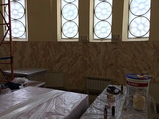 Завершаются ремонтные работы в алтаре