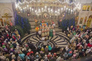 Праздник Рождества Христова на приходе Троицкого храма