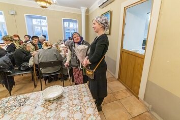 Визит подопечных патронажной службы в Троицкий храм