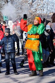 Праздник Масленицы на приходе Троицкого храма